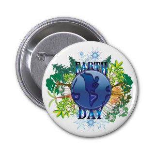 Earth Day Button  Earth Day Pin