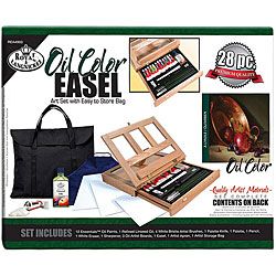 Oil Color Easel Artist Kit
