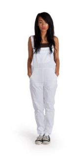 Womens White Lightweight Denim Bib Overalls Summer Cotton Girls Fashion Overalls And Coveralls Workwear Apparel Clothing