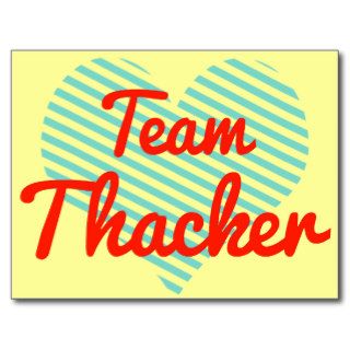 Team Thacker Post Cards
