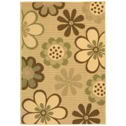 Natural/brown Indoor/outdoor Area Rug (4 X 57)