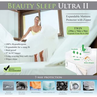Bed Bug Waterproof Expandable To 20 inches Mattress Cover
