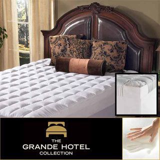 Grande Hotel Collection 5.5 inch Memory Foam And Fiber Mattress Topper