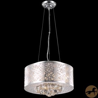 Christopher Knight Home Chrome Four light Crystal Drop Hanging Chandelier