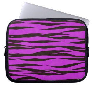 Pink Tiger Skin Neoprene Laptop Sleeve 10 inch