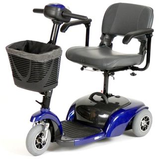 Spitfire Travel Blue 3 Wheel Power Scooter ActiveCare Motorized Transport