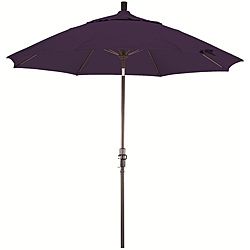 Escada Designs Fiberglass 9 foot Pacifica Purple Crank And Tilt Umbrella Purple Size 9 foot
