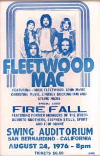 Fleetwood Mac 1976 14" X 22" Vintage Style Concert Poster  Prints  