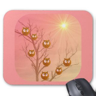 Owl Tree Mousepad