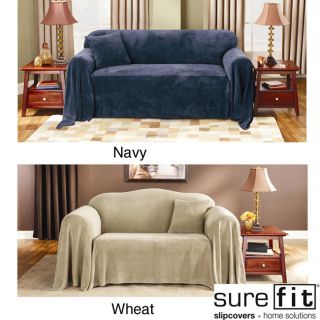 Plush Loveseat Furniture Throw