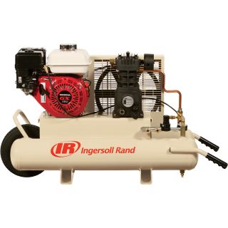 Ingersoll Rand Gas Portable Air Compressor — 5.5 HP, 11.8 CFM At 90 PSI, Model# SS3J5.5GHWB  Gas Powered Air Compressors