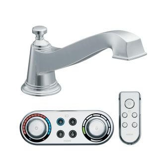 Moen Chrome Low Arc Roman Tub Faucet Includes Iodigital Technology