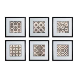 Sterling Industries Symmetry Blueprint Wall Art (Set of 6)