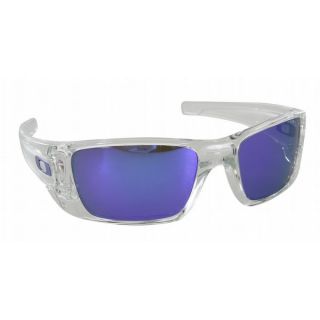 Oakley Fuel Cell Sunglasses Polished Clear/Violet Lens