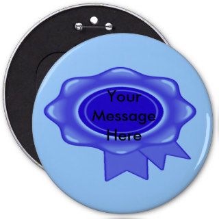 Your Message Award Ribbon Button
