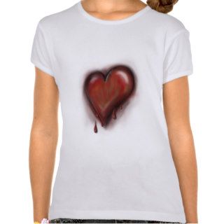 Dripping Heart T shirts