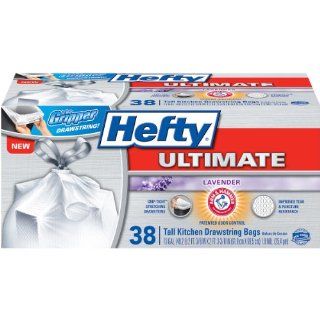 Hefty Ultimate Tall Kitchen Waste Bags, Lavender, 38 Count Health & Personal Care
