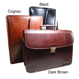 Torino Flap over Triple gusset Briefcase