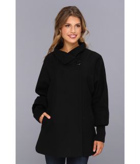 Calvin Klein Wool Wrap Coat Cw354213 Black