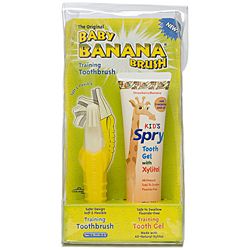 Baby Banana Spry Tooth Gel And Toothbrush Combo Pack