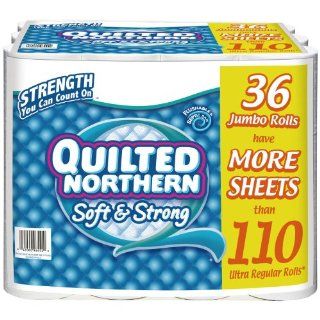 Quilted Northern Soft & Strong   Bathroom Tissue, 2 ply, 275 Sheets   36 Jumbo Rolls Health & Personal Care