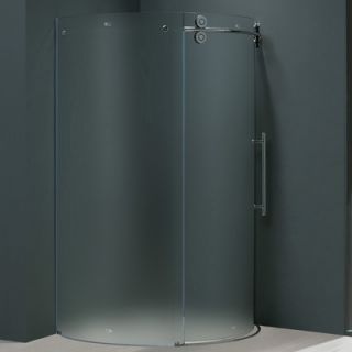 Vigo Neo Angle Round Double Door Frameless Shower Enclosure