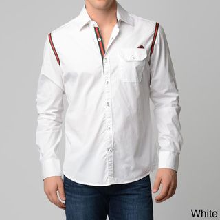 V.I.P. Collection Men's Slim Fit Long sleeve Button front Shirt V.I.P. COLLECTION Casual Shirts