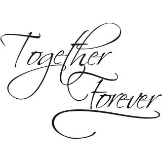 Together Forever Vinyl Wall Art Quote