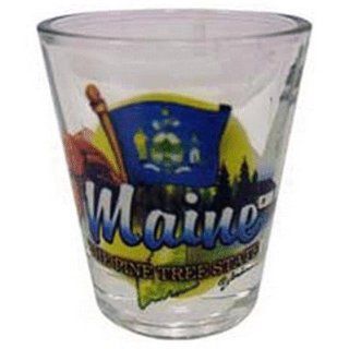 Maine Shot Glass 2.25H X 2'' W Elements Case Pack 96 Maine Shot Glass 2.25H X 2'' W Elements Case P Sports & Outdoors