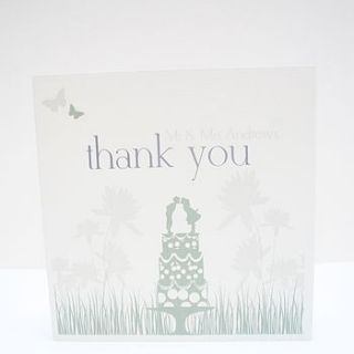 spring thank you card by salts cards