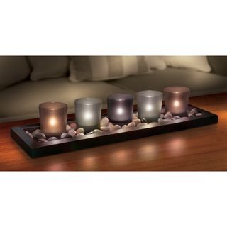 Order Home Collection 5pc Tealight Earth Tone Candle Set Candles & Holders