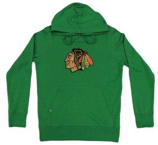 Antigua Chicago Blackhawks NHL Men's Green Signature Pullover Hoodie  Sports Fan Sweatshirts  Sports & Outdoors