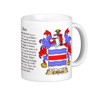 “Elliot, the Origin, the Meaning and the Crest Coffee Mug