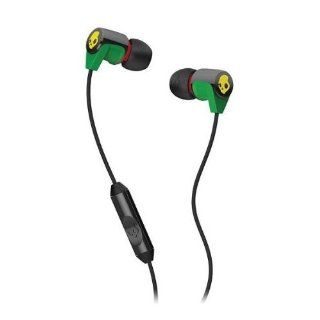 Skullcandy Riff In Ear Headsets with Mic 1 for Phones   Retail Packaging   Black/Green Cell Phones & Accessories