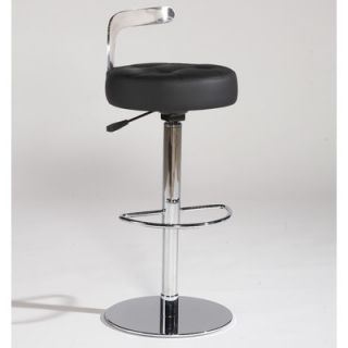 Chintaly Adjustable Bar Stool with Cushion