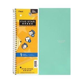 Five Star Hook 'N Go Wirebound Notebooks, College, 8 1/2 X 11, 1 Subject 100 Sheets 