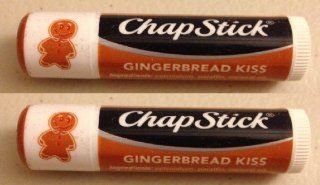 Chapstick Limited Edition Christmas Collection Gingerbread Kiss ~ 2 Pack Health & Personal Care