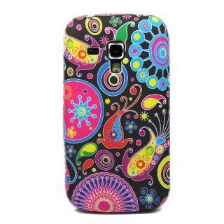 Colorful 282 TPU Gel Soft Skin Case Cover for Samsung Galaxy S Duos S7562 + 1 pcs gift Cell Phones & Accessories