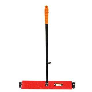 18" Rolling Magnetic Sweeper Nail Metal Pick Up Magnet Tool    