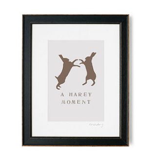 a harey moment print by rawxclusive