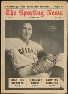 THE SPORTING NEWS Phil Regan Chicago Cubs Jim Dooley Bears 9/7 1968 Entertainment Collectibles