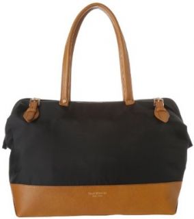 Isaac Mizrahi   Handbags Women's Katharine Large IM92023 000 Satchel,Black Nylon,One Size Clothing
