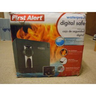 First Alert 2096DF Waterproof Fire Safe with Digital Lock, 2.14 Cubic Foot, Gray