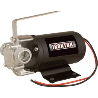 Ironton Transfer Pump — 5/8in. Ports, 150 GPH, 12 Volt Motor, Model# NTPP12V  12 Volt Pumps
