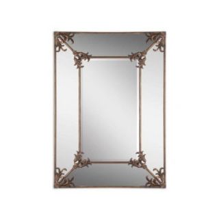 Uttermost Ansonia Mirror in Antiqued Gold