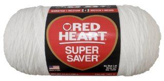 Red Heart E302B.0311 Super Saver Jumbo Yarn, White