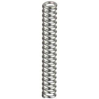 Stainless Steel 302 Compression Spring, 0.18" OD x 0.032" Wire Size x 1.25" Free Length (Pack of 10)