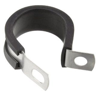 KMC Stampings COL1409SS Stainless Steel 304 Loop Hose Clamp, 7/8" Clamp ID, 1/2" Band Width, 1/32" Band Thickness, Pack Of 25