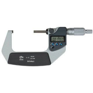 Mitutoyo 293 342, 2"   3" X .00005"/0.001mm IP65 Digimatic Outside Micrometer, No Output, Ratchet, With Standard