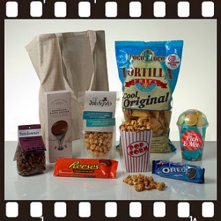 the marvellous movie night gift bag by whisk hampers